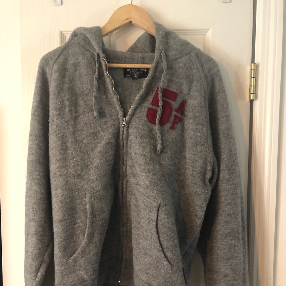 Men’s Abercrombie & Fitch wool/polyester hoodie